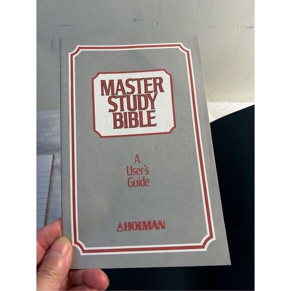 Holman Master Study Bible KJV & User Guide 1981 - Picture 7 of 16